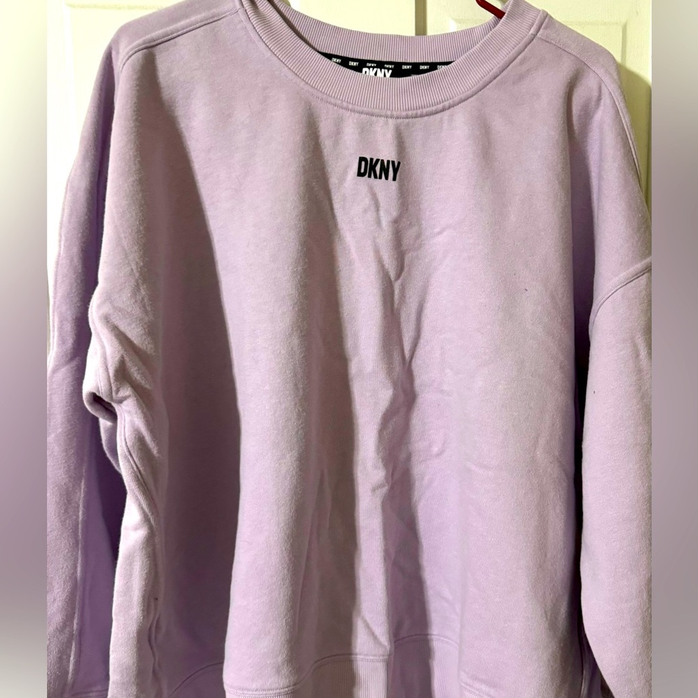 Light Purple DKNY Crew Sweatshirt NWOT